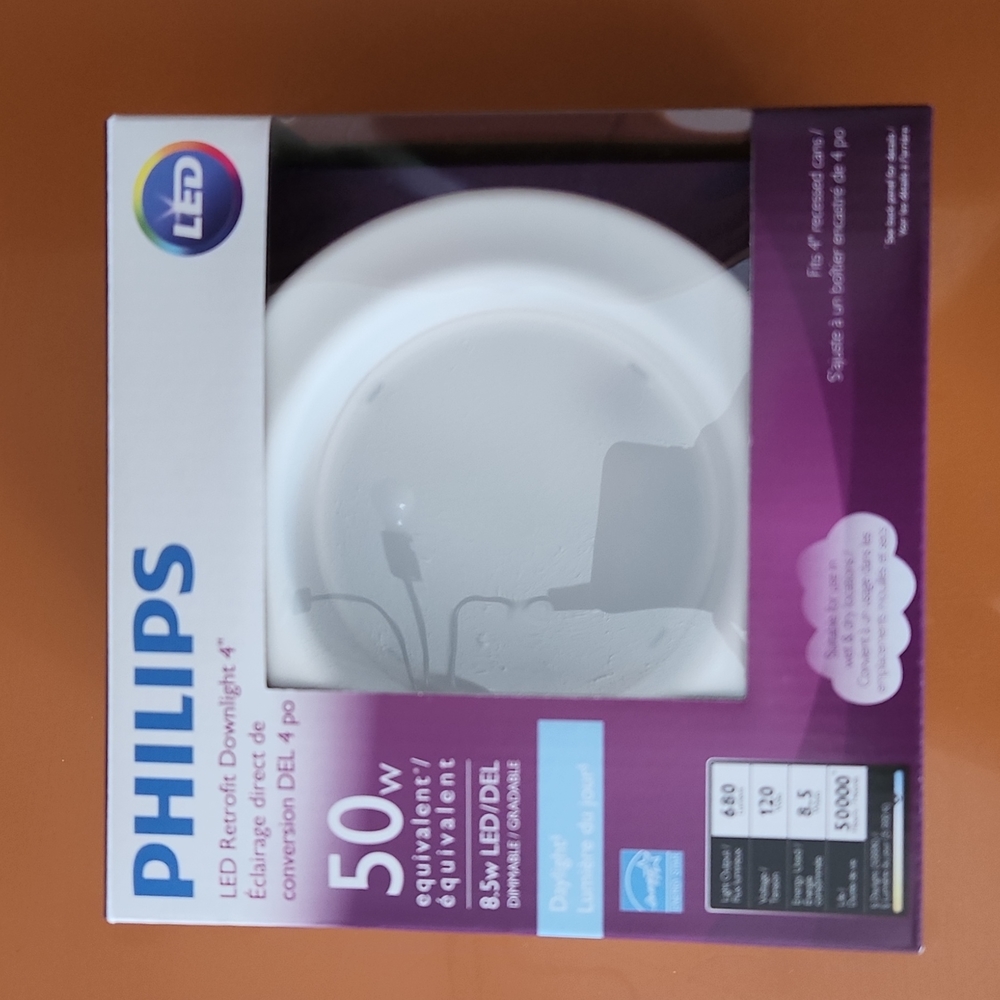 Philips LED 4" downlight